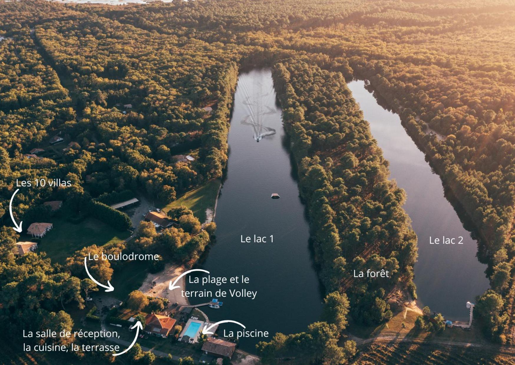 Villa Tout Confort Au Coeur D'Une Base Nautique لاكانو المظهر الخارجي الصورة